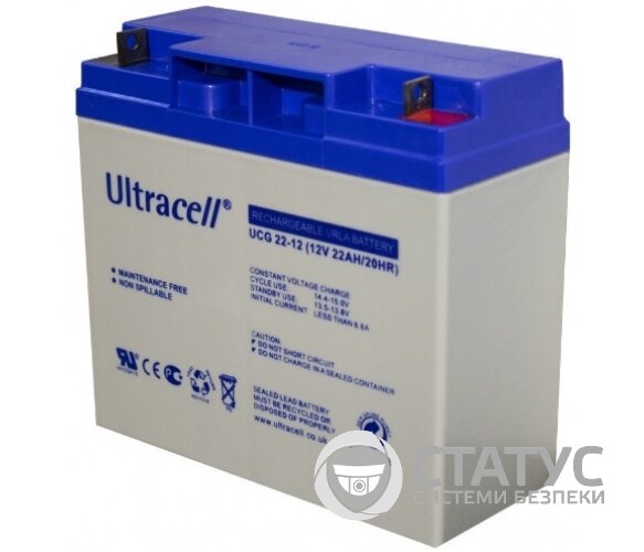 Ultracell UCG22-12 GEL 12V 22 Ah