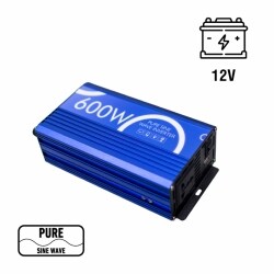 Инвертор напряжения UT-INV600W 12В-220В (600Вт, правильная синусоида)