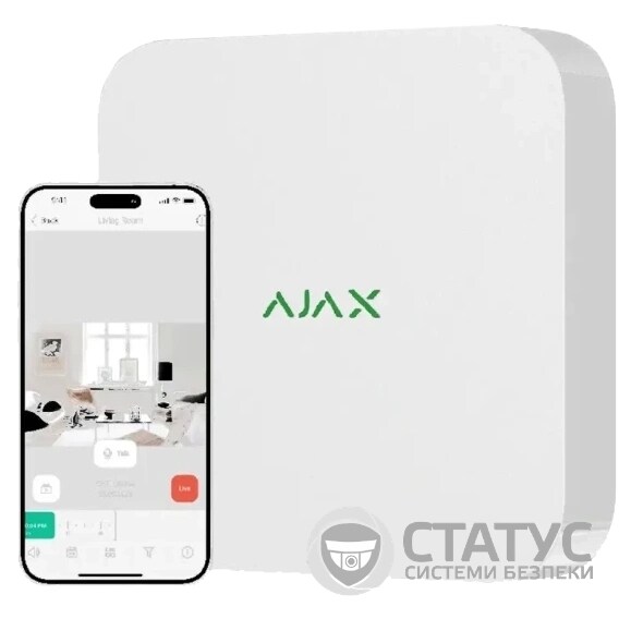 Сетевой видеорегистратор Ajax NVR (8ch) (8EU) white