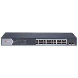 Hikvision DS-3E1526P-SI Управляемый 24-портовый гигабитный PoE коммутатор