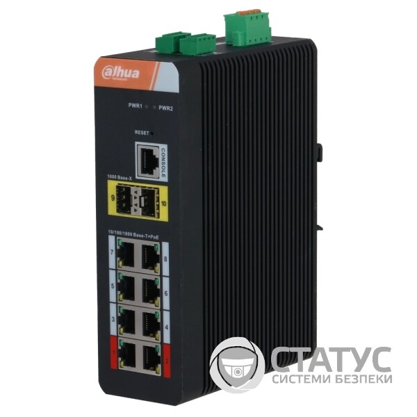 8-портовый гигабитный с PoE DH-PFS4210-8GT-DP