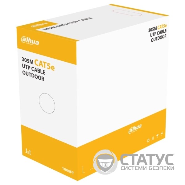 Кабель внешний UTP CAT5e 305 м (0,50мм) DH-PFM920-5EU