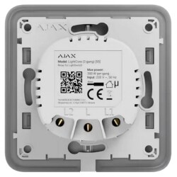Реле для двухклавишного выключателя Ajax LightCore (2-gang) [55] (8EU)