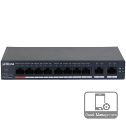 8-портовый управляемый с PoE DH-CS4010-8ET-110