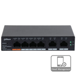 4-портовый гигабитный управляемый с PoE DH-CS4006-4GT-60
