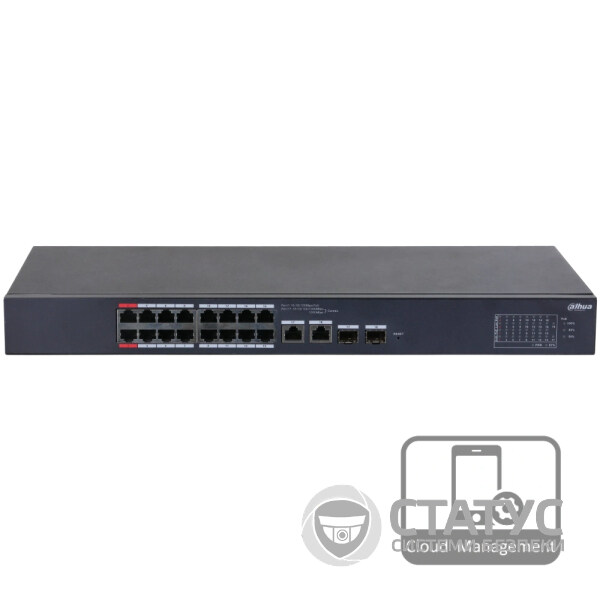 16-портовый управляемый с PoE DH-CS4218-16ET-190