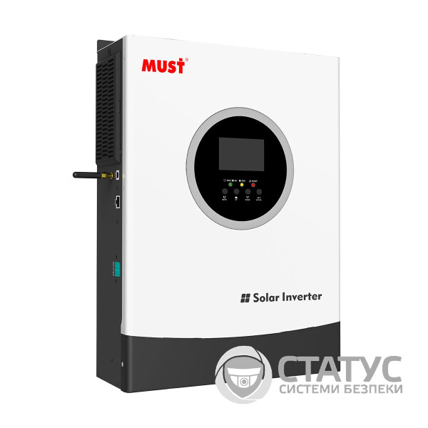 Инвертор автономный Must PV18-1612 PREM (1.6 kW, внешн. батарея 12V, заряд AC до 80A, Hi-Voltage MPPT)