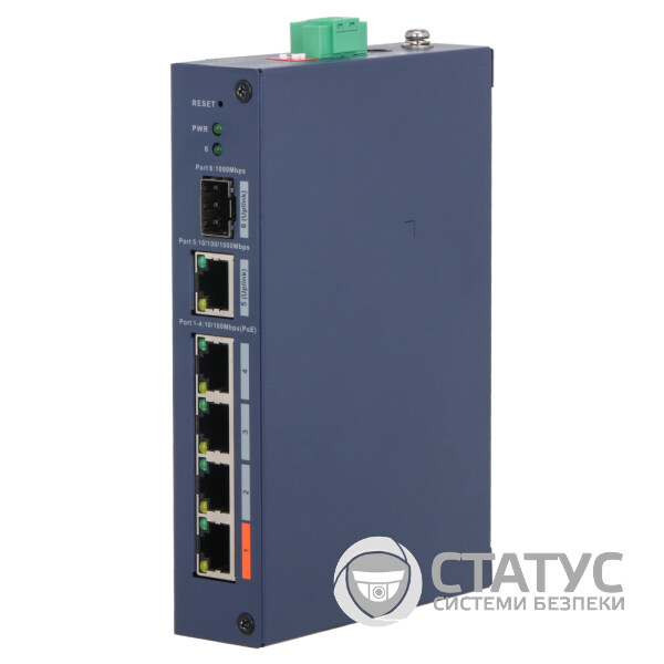 Коммутатор 4 порта управляемый Dahua DH-CHS4106-4ET-60 PoE