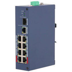 Коммутатор 10 портов управляемый Dahua DH-CHS4110-8ET-110 PoE